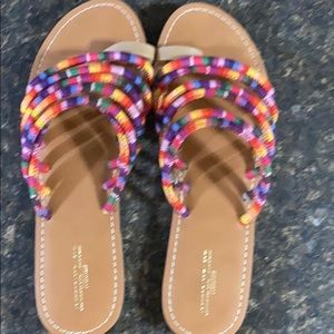 Multi color sandals